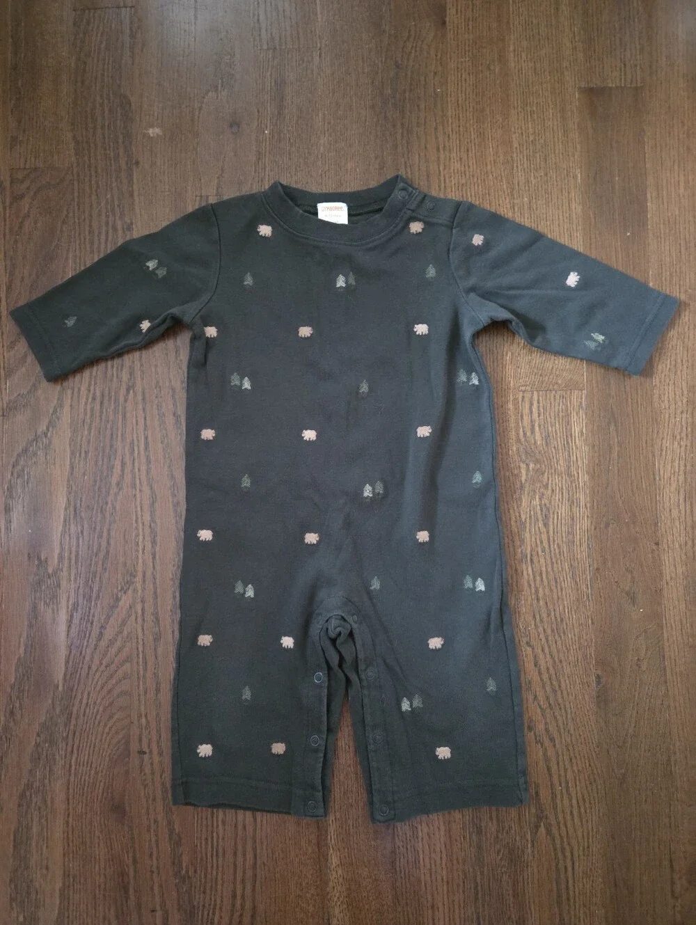 Vtg Gymboree Boys 6/12m Green 